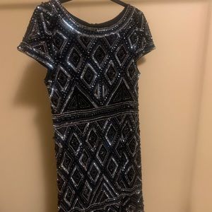 Adrianna Papell Beaded Dress